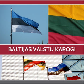 Baltijas valstu karogi