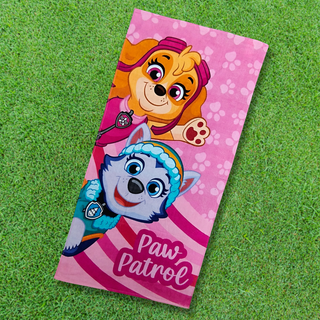 Frotē dvielis bērniem | Paw Patrol – Skaja un Everesta | 70x140 cm