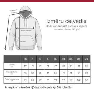 Klasiskais hūdijs - džemperis ar kapuci | Tumši zils