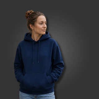 Klasiskais hūdijs - džemperis ar kapuci | Tumši zils