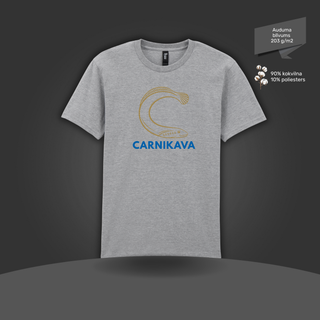 Kokvilnas T-krekls "C - Carnikava" | 4 krāsas