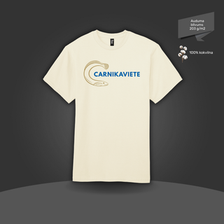 Kokvilnas T-krekls "Carnikaviete" | 4 krāsas